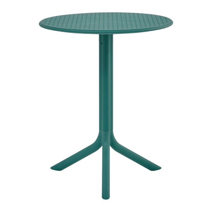 Tavolo alto da esterno in polipropilene 60x60x75cm verde – Coimbra