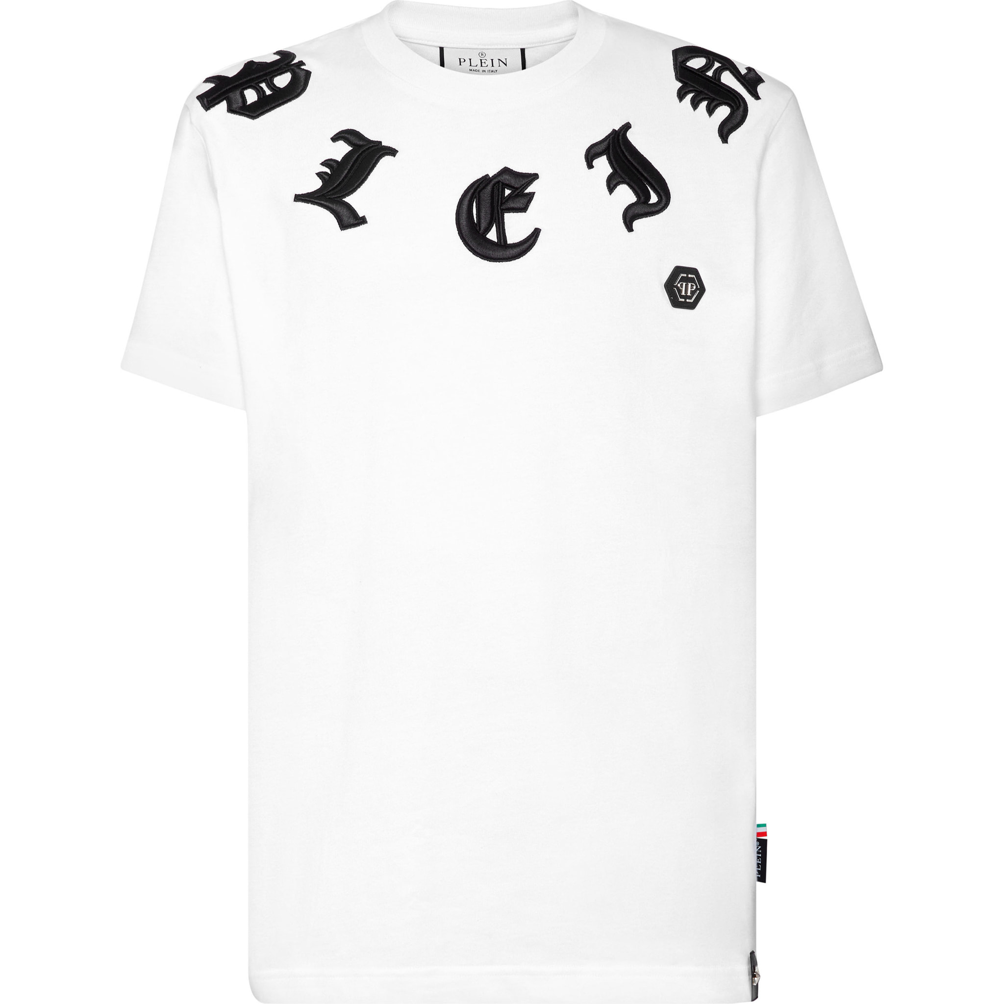 PHILIPP PLEIN Camiseta de cuello redondo y manga corta GOTHIC PLEIN