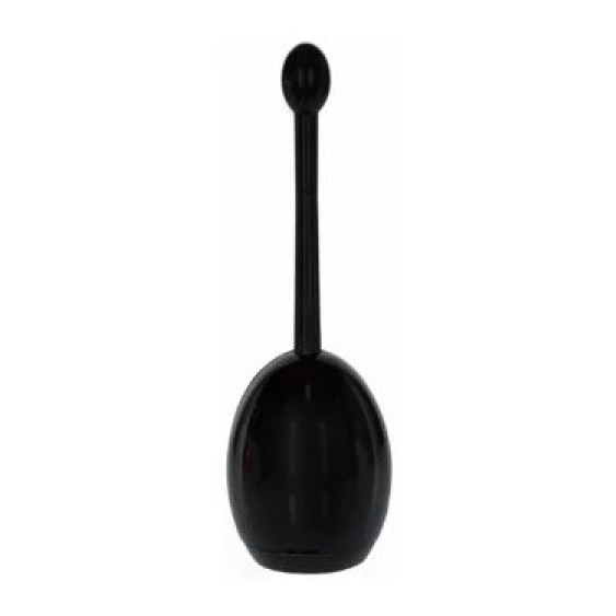 Brosse wc EGG Noir 11,5x40cm Spirella