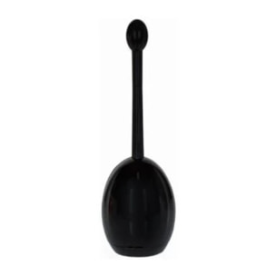Brosse wc EGG Noir 11,5x40cm Spirella