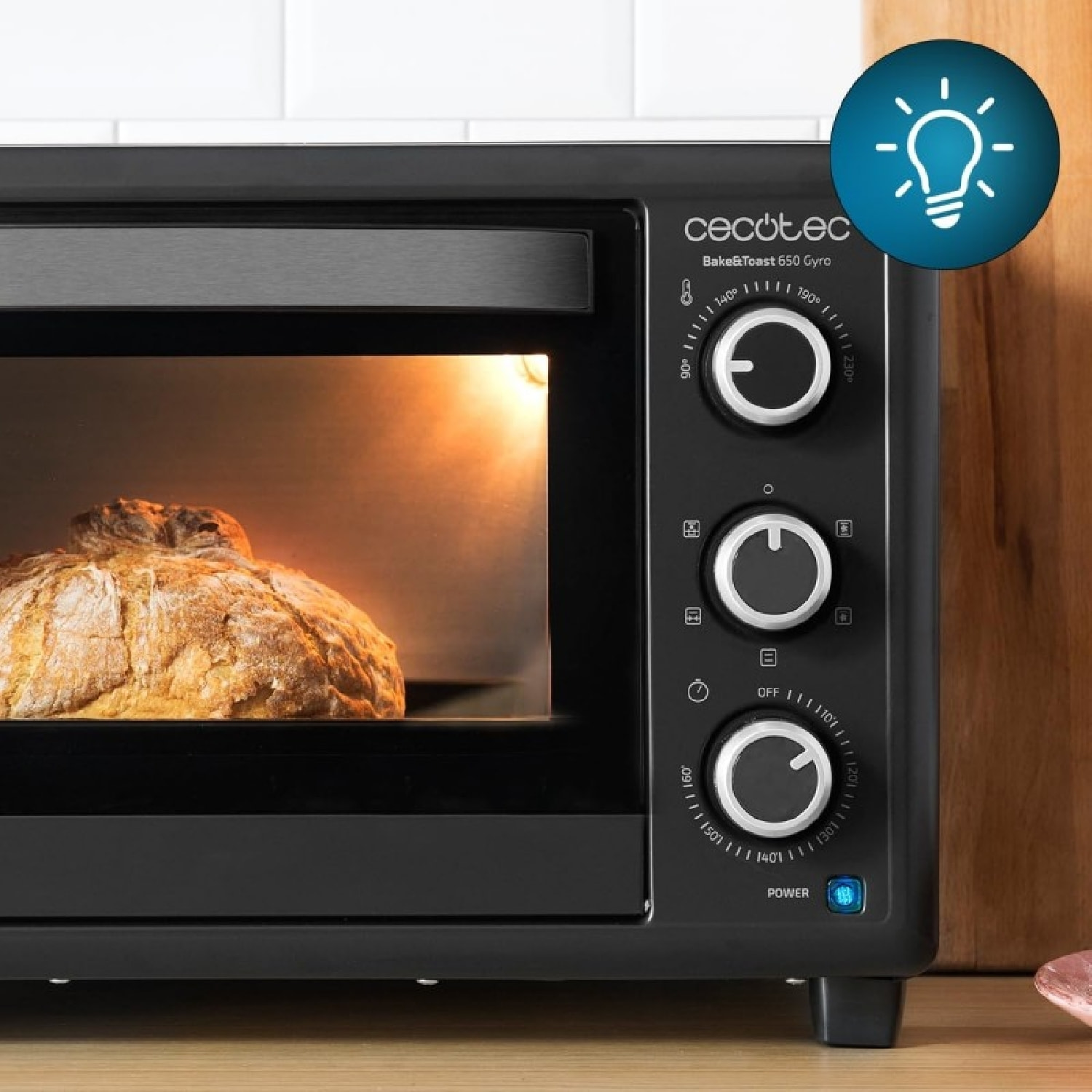 Cecotec Mini-four Mini four Bake&Toast 3090 Black Gyro
