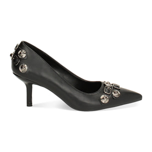 Décolleté negras tacón fino