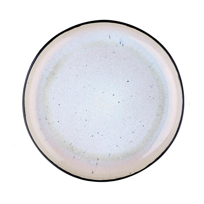 Assiette IRIS Ø21,5cm - 6 pièces - Blanc ivoire