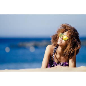 Gafas de sol OCEAN MODENA - Carey mate / Planas doradas revo