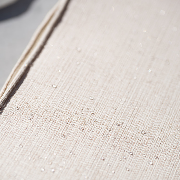 Galette de chaise extérieur haute résistance FERRET - Naturel