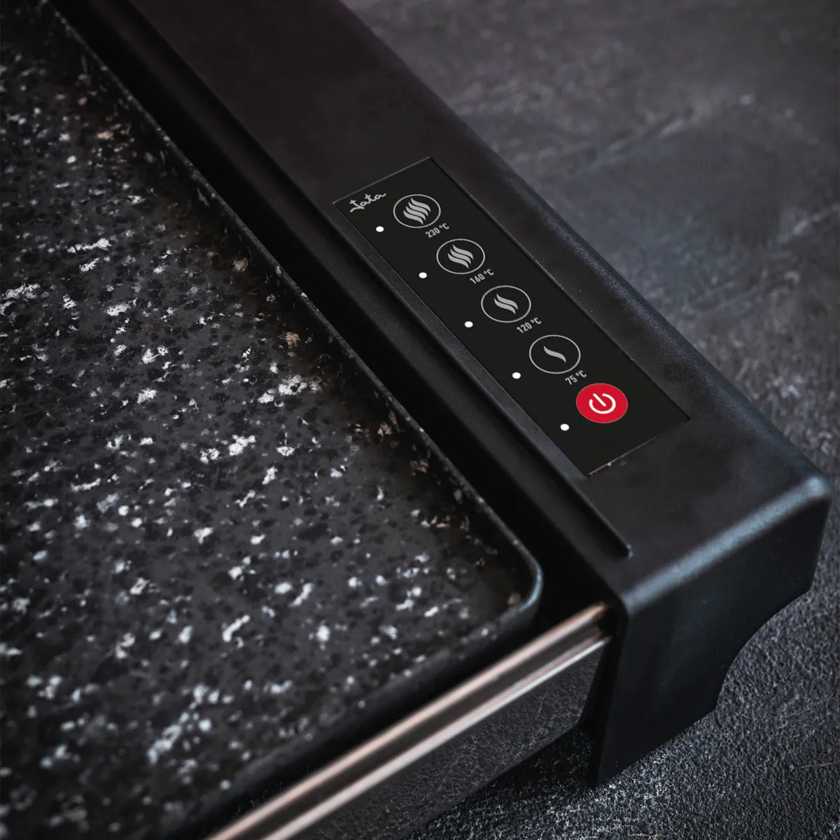 Plancha de cocina eléctrica JATA GR3000. Control electrónico. 4 temperaturas. 2700 W