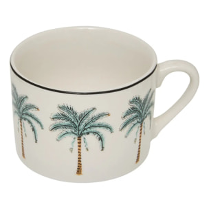 Coffret de 2 tasses avec coupelles Palm Resort 20cl