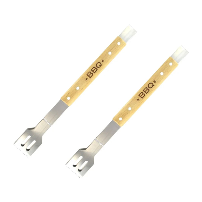Set de 2 ustensiles de cuisine pince cuisson viande Fackelmann Barbecue