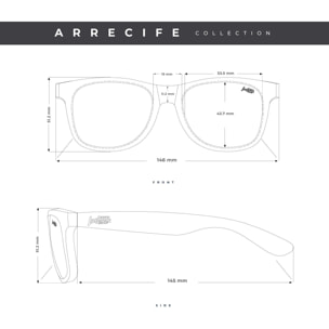 Gafas de Sol Polarizadas The Indian Face Arrecife Verde para hombre y mujer