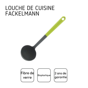 Louche de cuisine en bioplastique 32,5 cm Fackelmann Gamme Zéro