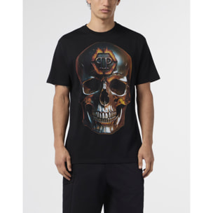 PHILIPP PLEIN Round Neck T-Shirt Lava Skull