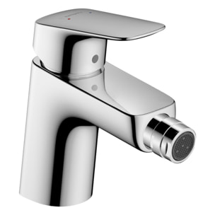 Vitra Integra bidet suspendu + trop-plein, 35,5x54 cm + Hansgrohe Logis 70 Mitigeur bidet (7042-028871204000)
