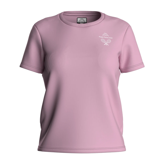 Kappa - Camisetas y tops Mujer Violeta - Logo Iutas