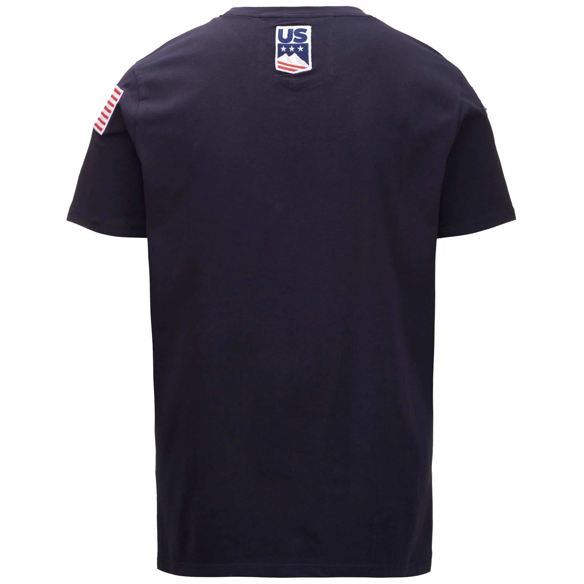 Kappa - T-Shirts & Top Uomo Donna Blu - Ayba2 Flag Us