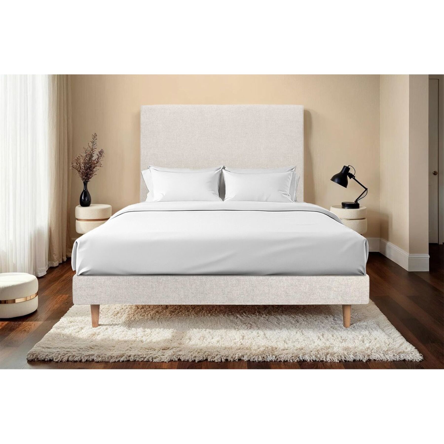 Sommier Kit Tissu Ep14 - pieds bois