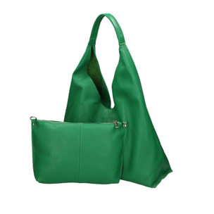 Borsa a spalla da donna - Modello Ginger - Vera pelle - 25.0 x 14.0 x 13.0 cm