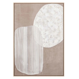 Cuadro Abstracto 50% Pintado A Mano 83x4x123 Cm