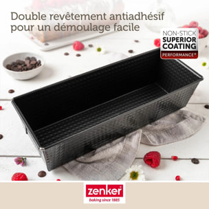 Moule à cake 25 x 11,5 x 7 cm Zenker PerfectBack+