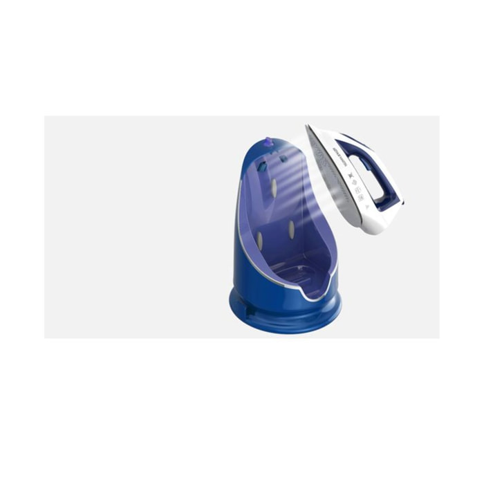 Steam generator with vertical storage