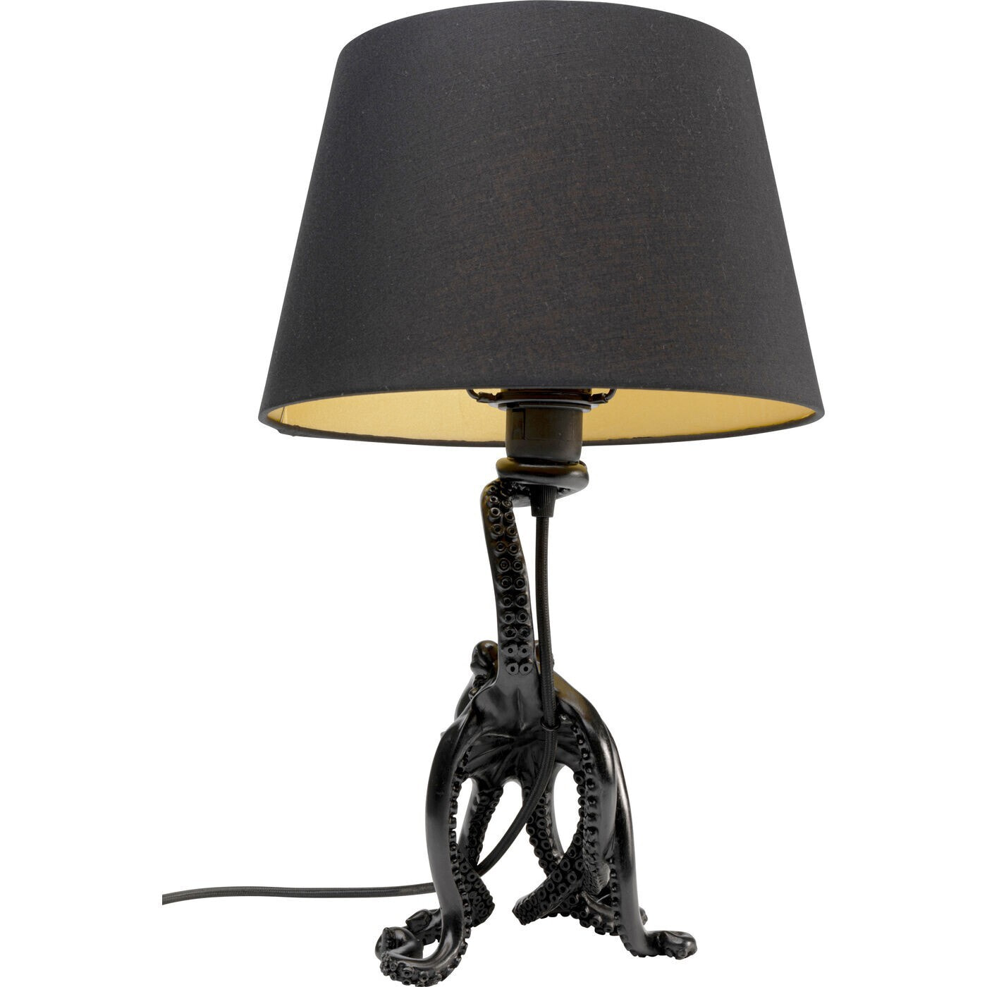 Lampe pieuvre noire 44cm Kare Design