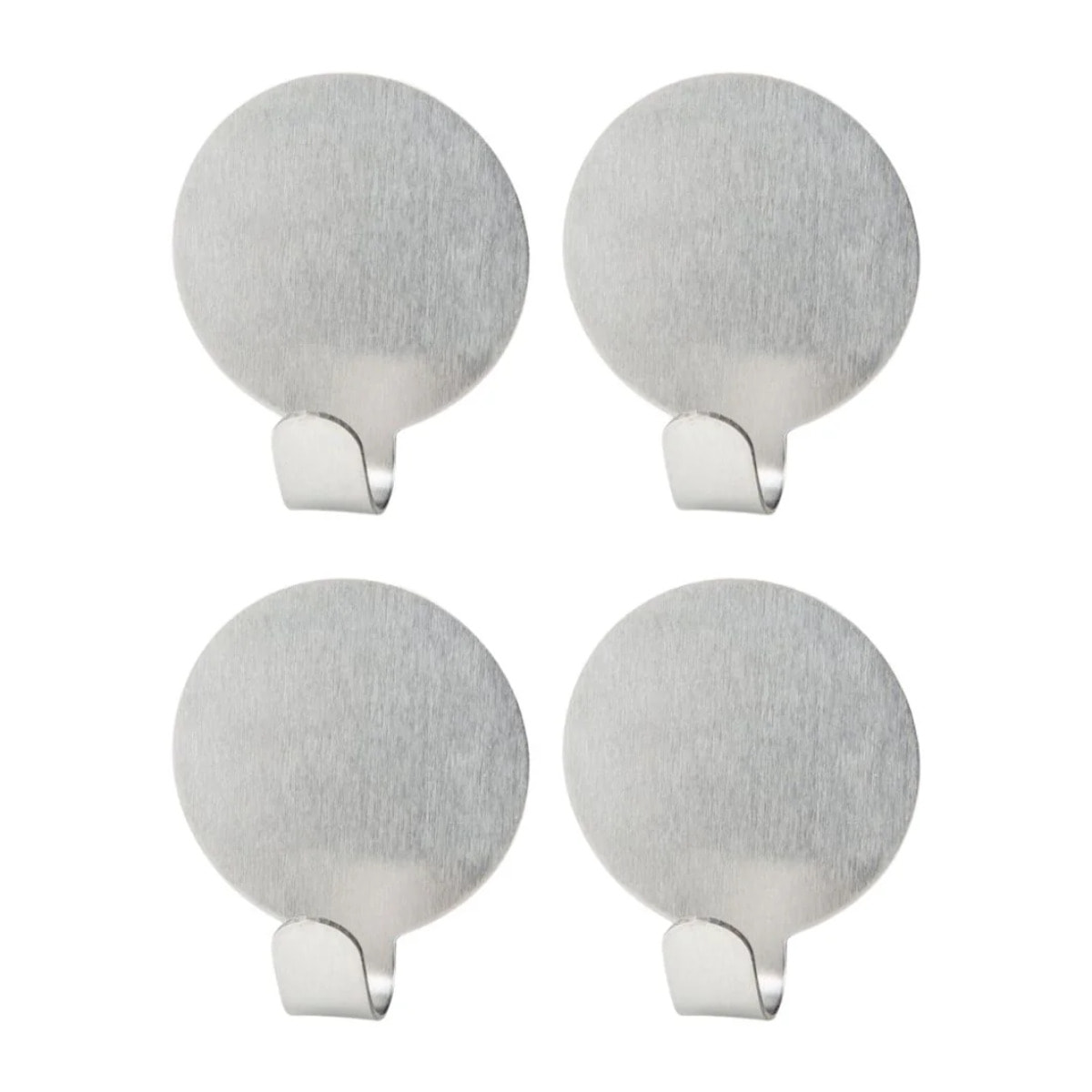 Ensemble de 4 crochets adhésifs ronds Fackelmann Tecno