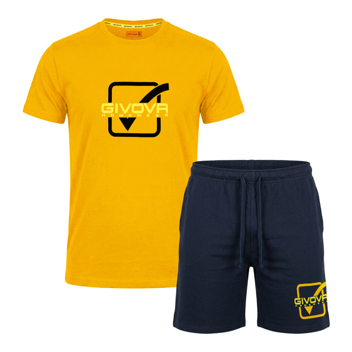 Completo Homewear Uomo Corto GIVOVA Cotone