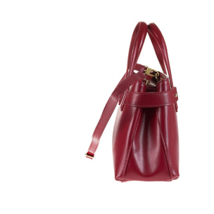 Borsa a mano da donna Made in Italy - Modello Edera Pro - 100% pelle - 27.5 x 20.5 x 10.5 cm