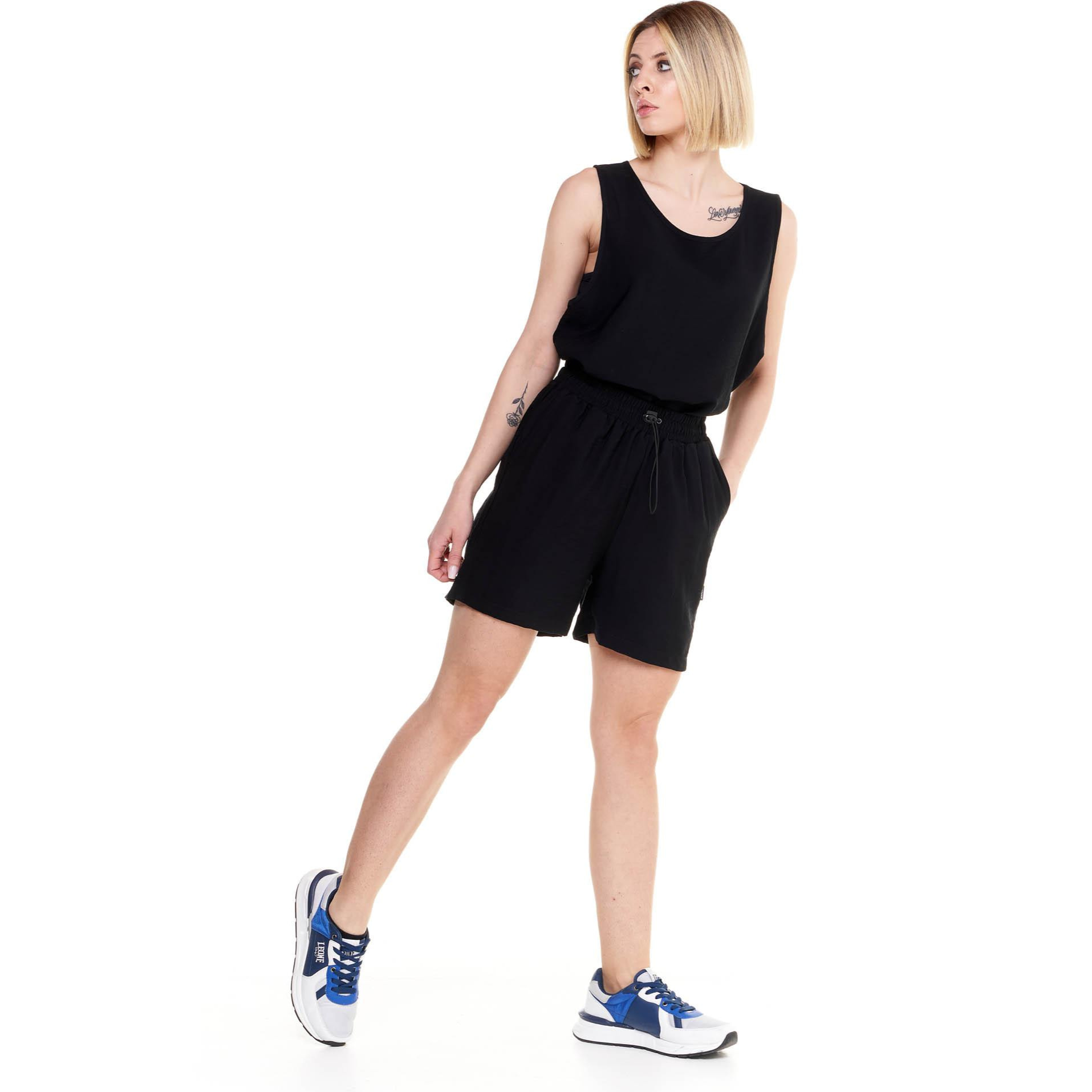 Pantaloncini in satin da donna Sparkly