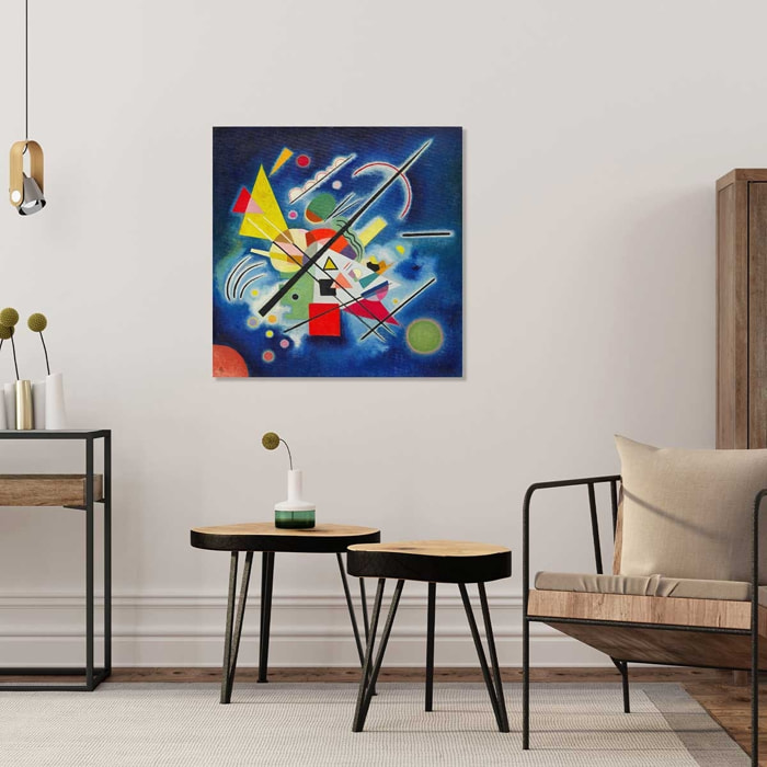 Tableau célèbre Kandinsky Blue Painting Tableau alu Dibond