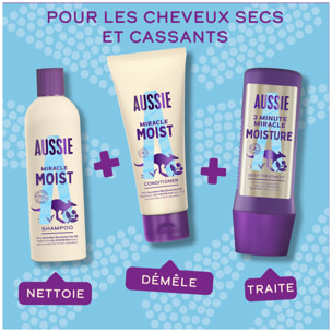 6 Après-Shampoings Miracle Moist 200ml, Aussie