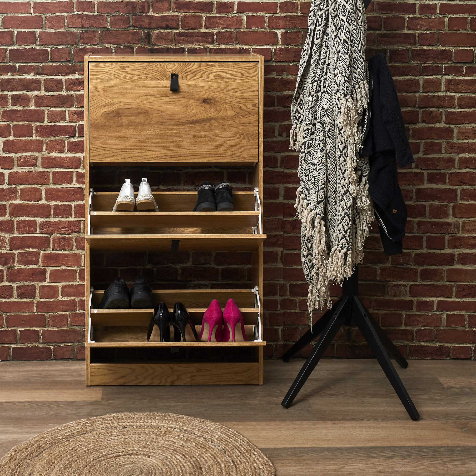 Meuble A Chaussures 3 Portes Abbott