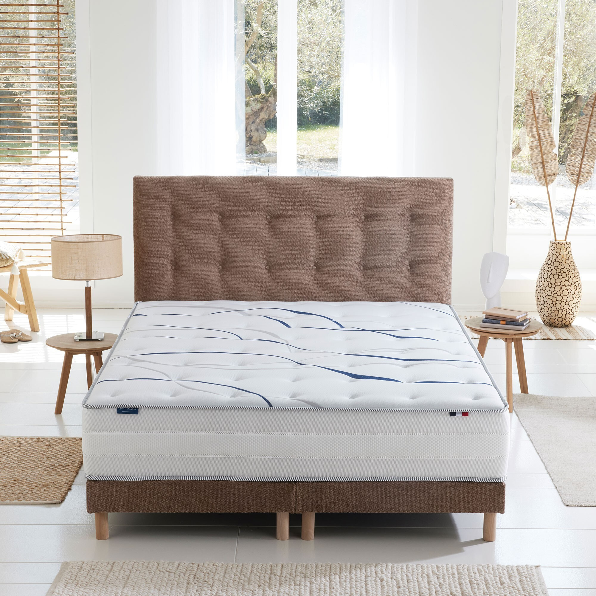 Matelas mousse MEMORIA 31 cm Mémoire de forme 10 cm Fabrication française