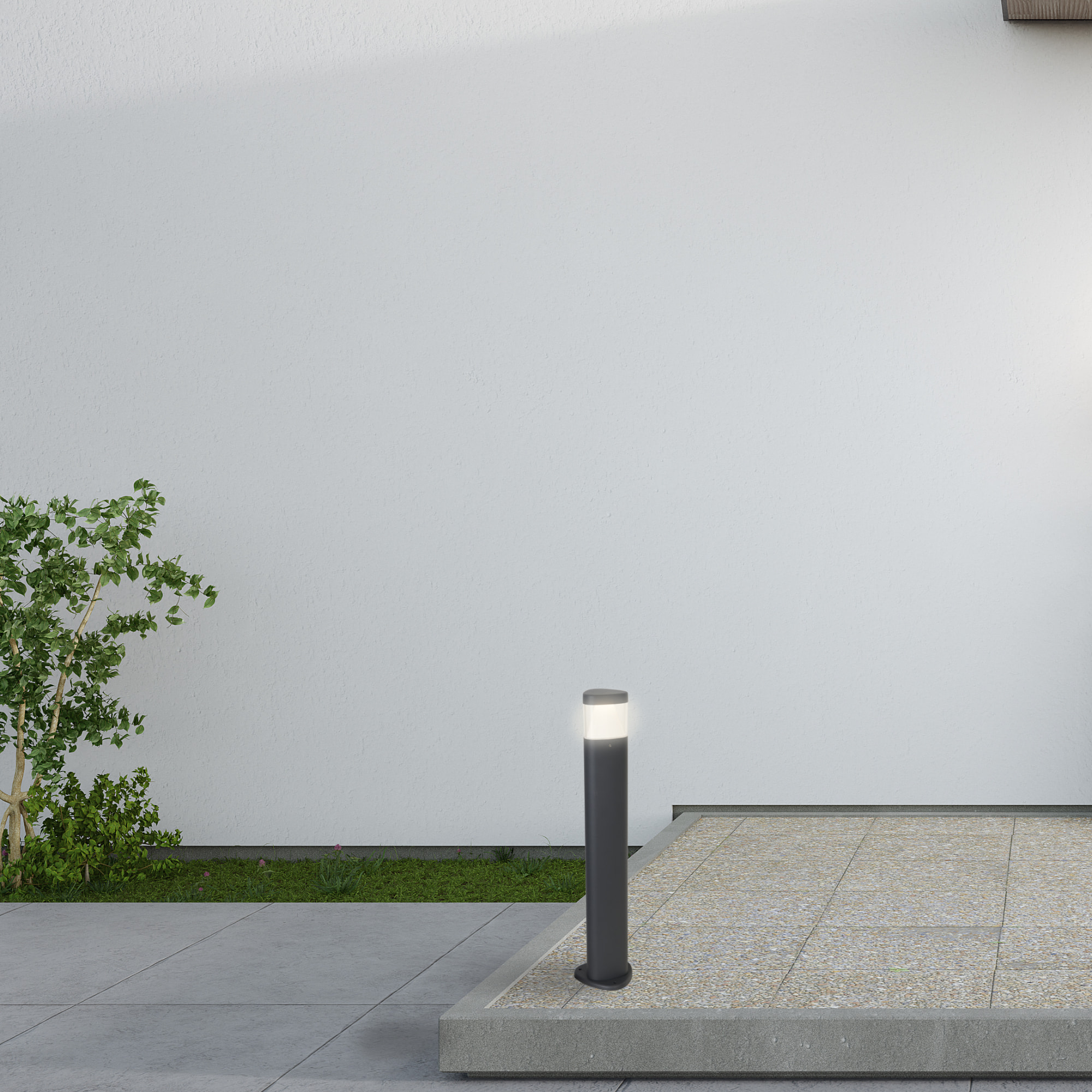Forlight Baliza Ip65 Arrow Led 5,5W 3000K Negro 537Lm
