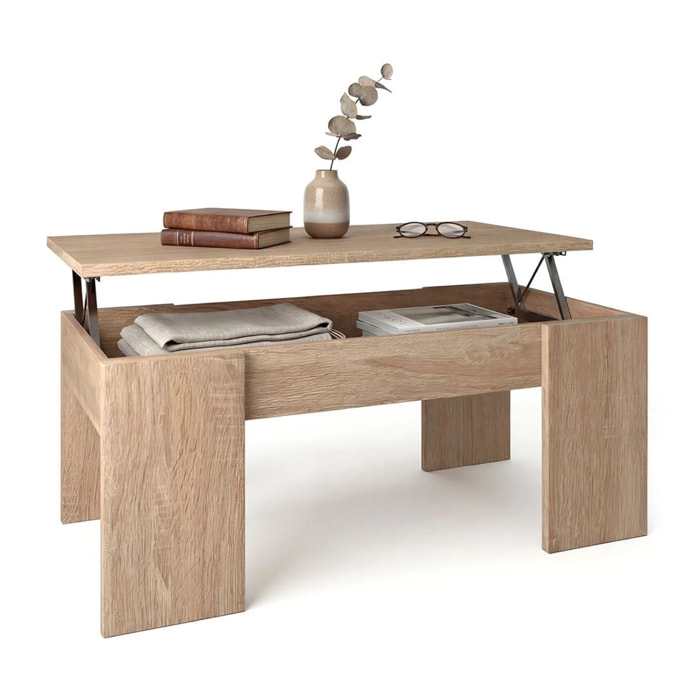 Mesa de centro elevable Vita Roble Canadian