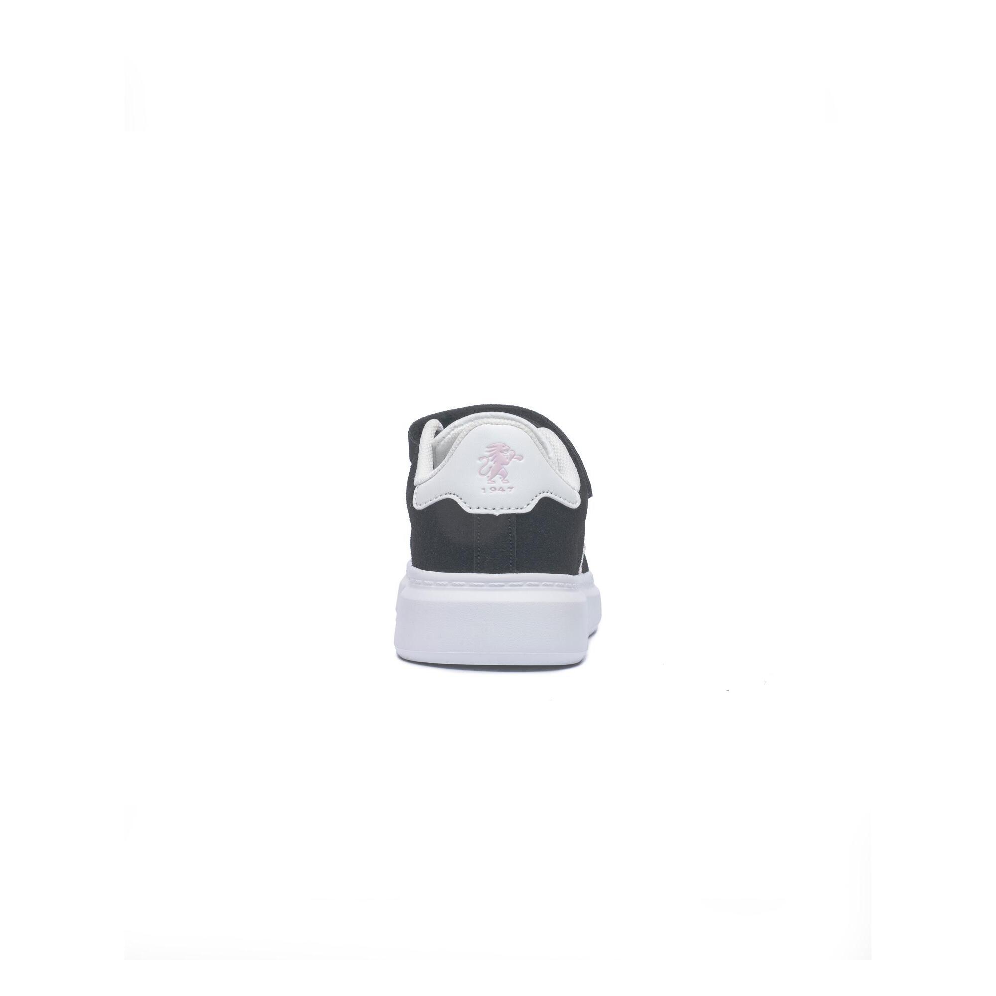 Sneakers da bambina con strap e lacci Leone 1947 Stripe