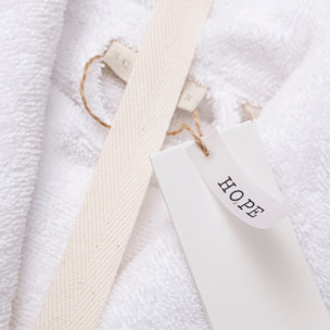 Albornoz s/m 100% algodón 360gsm blanco scalpers home