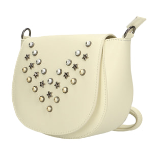 Borsa a tracolla da donna In Vera pelle Made in Italy 20x17x7 cm