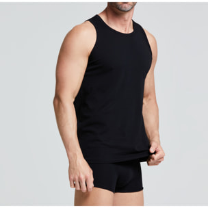 Canotta a spalla grande in cotone organico Cotton Planet vestibilità comfort