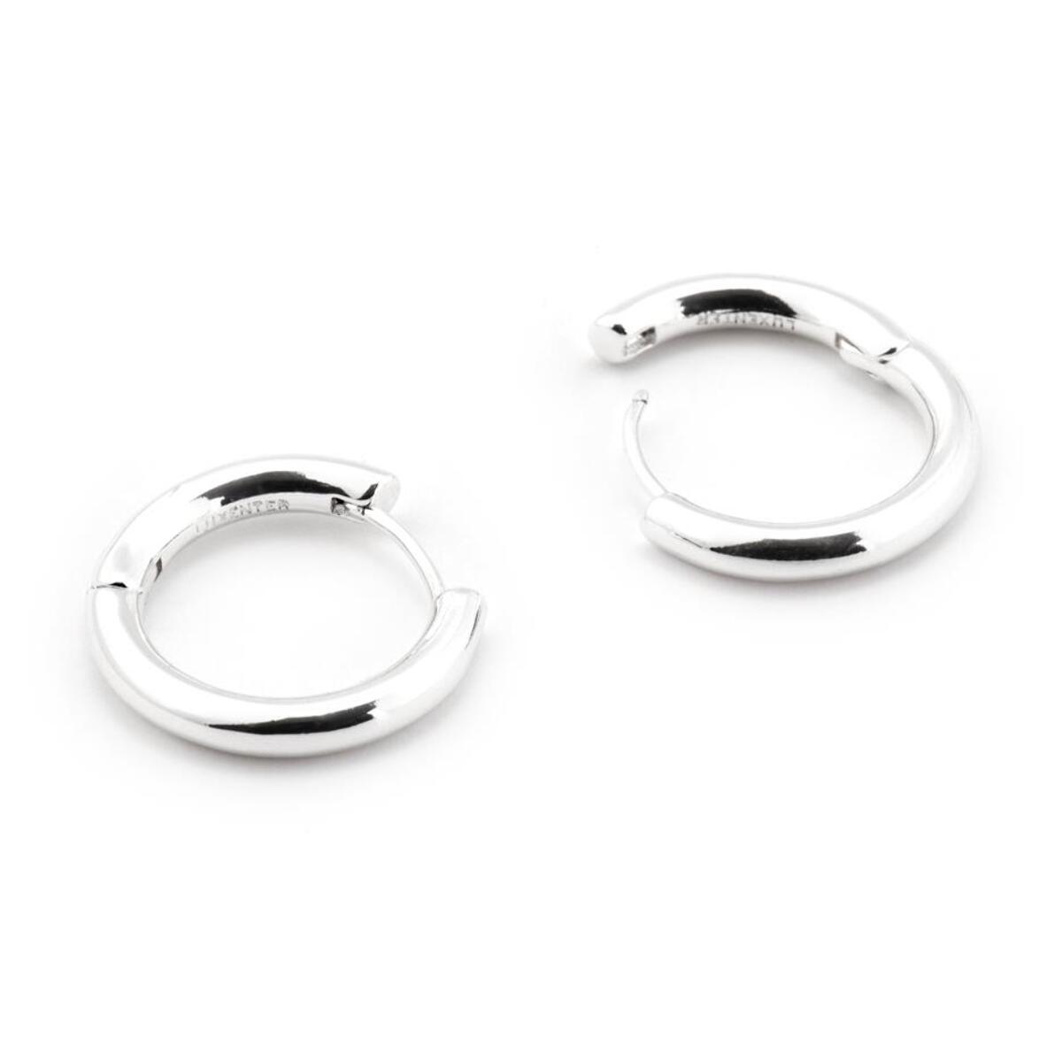 Pendientes Lux by Lux acabados baño rodio