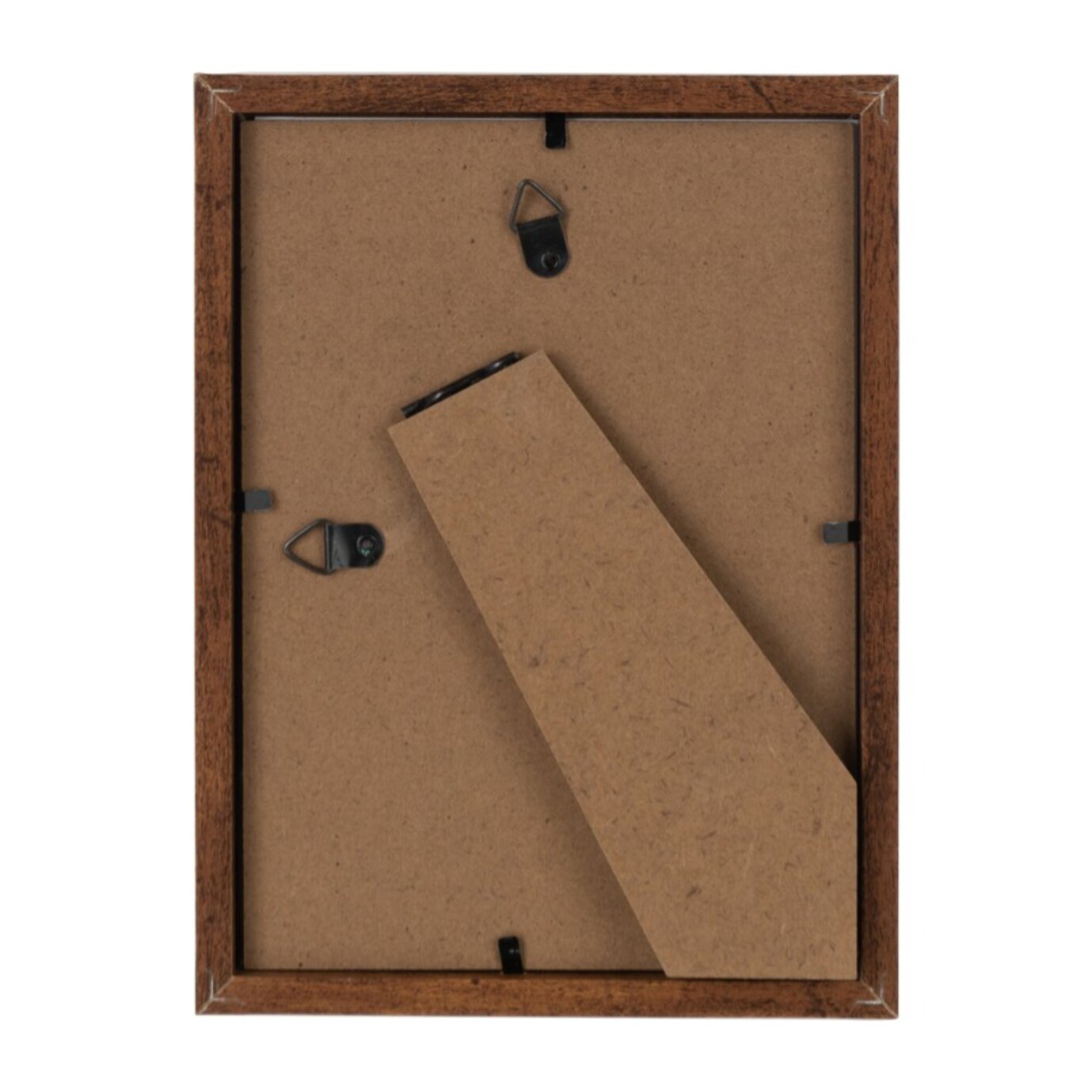J-Line cadre photo Basic - bois - brun foncé - small - 2 pcs