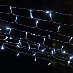 luz de cortina con 480 luces led blancas con controlador 225x300cm