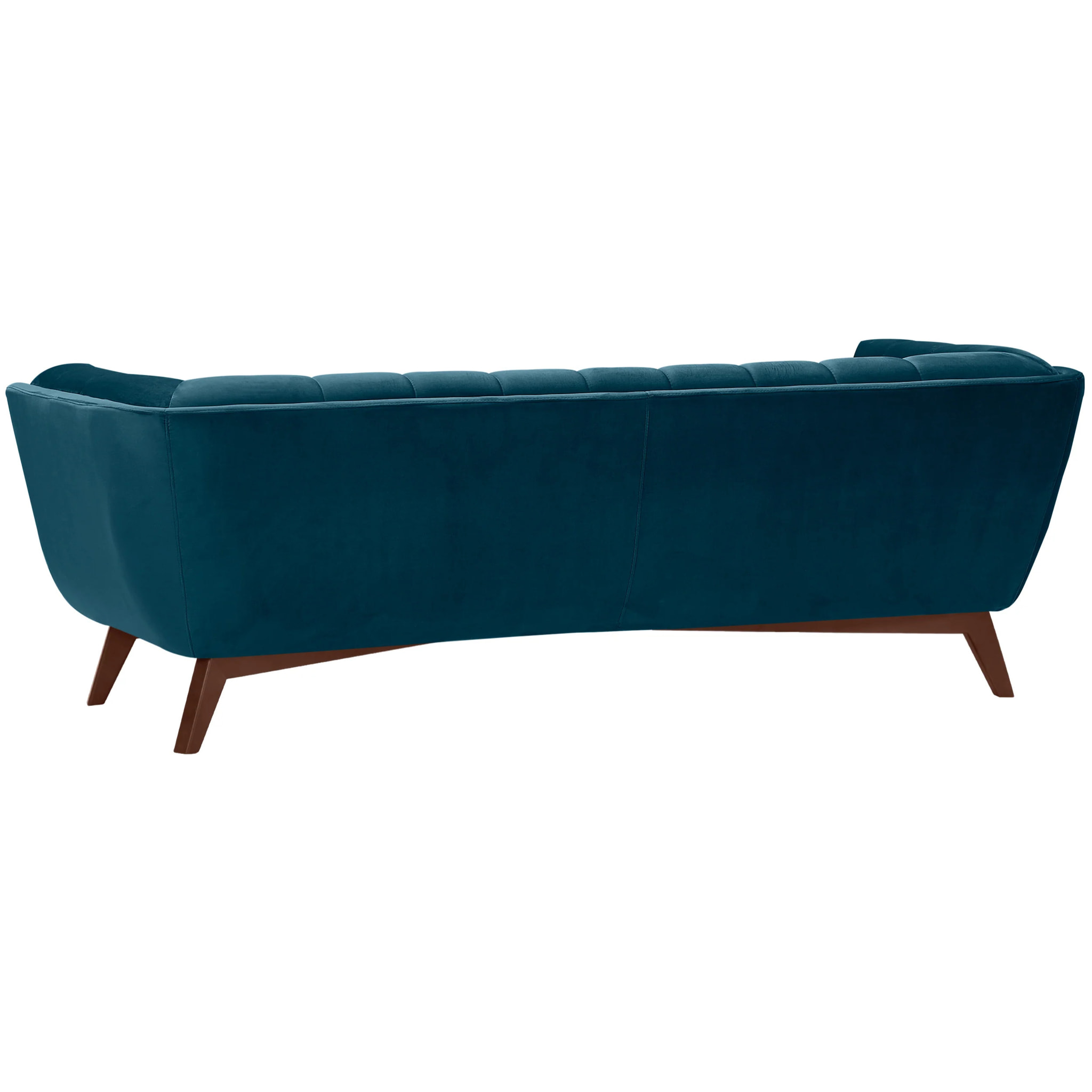 Canapé 3 places en velours bleu foncé - Mona