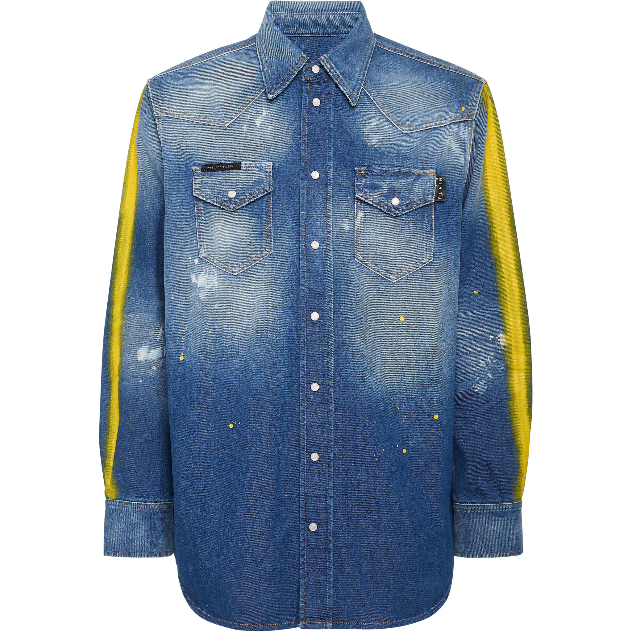 PHILIPP PLEIN Camisa vaquera Ls