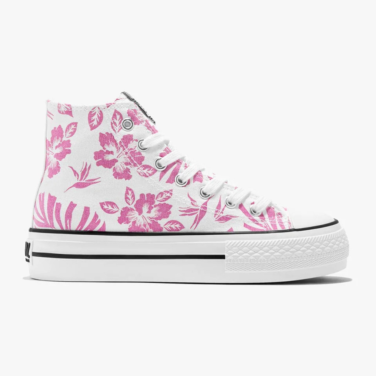 Sneakers alte B&W Solar bianche