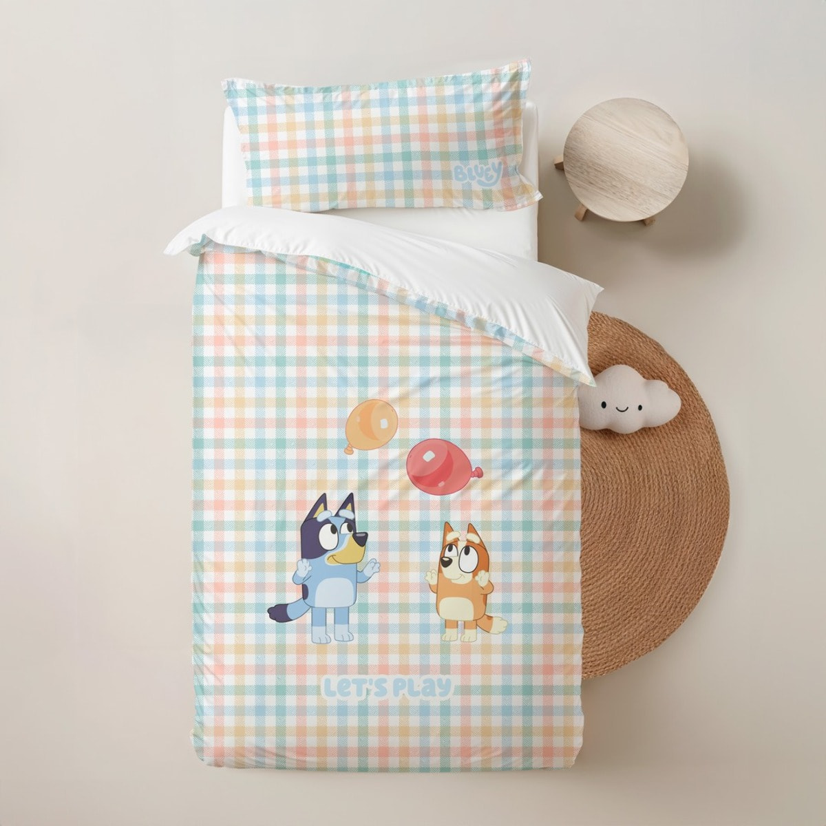 Funda nordica BLUEY + funda almohada 65x65