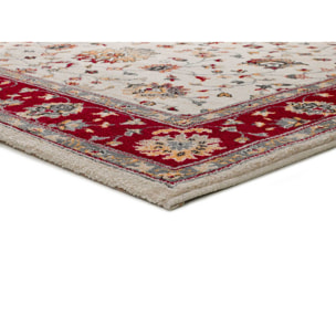 CLASSIC Alfombra vintage en diseÃ±o clÃ¡sico en color crema, varias medidas disponibles.