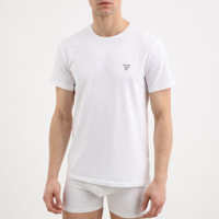 T-shirt Caleb - logo - coton biologique - blanc