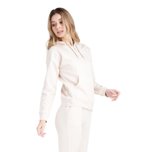 Chándal de mujer neón con capucha y cremallera