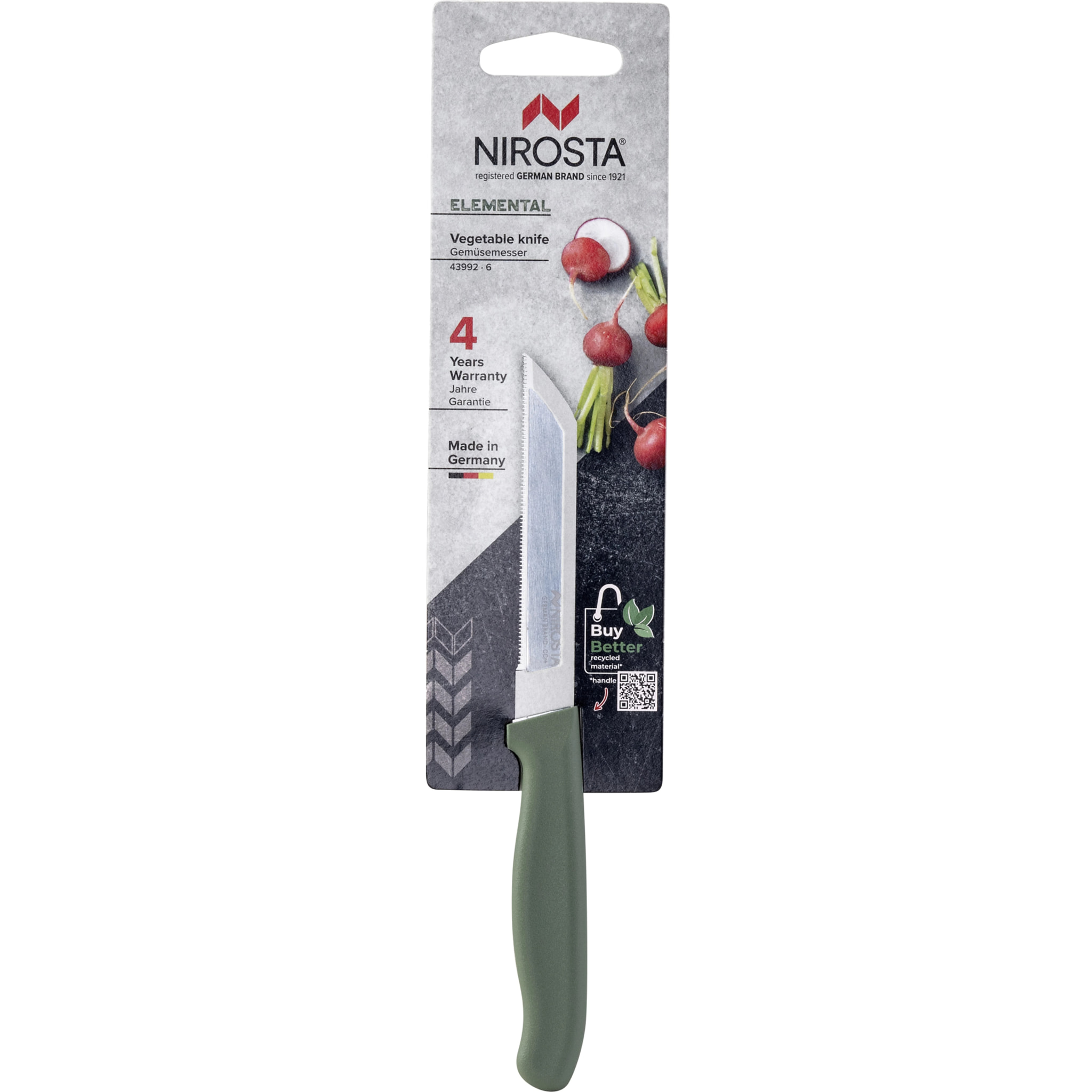 Couteau à légumes 19 cm Nirosta Elemental