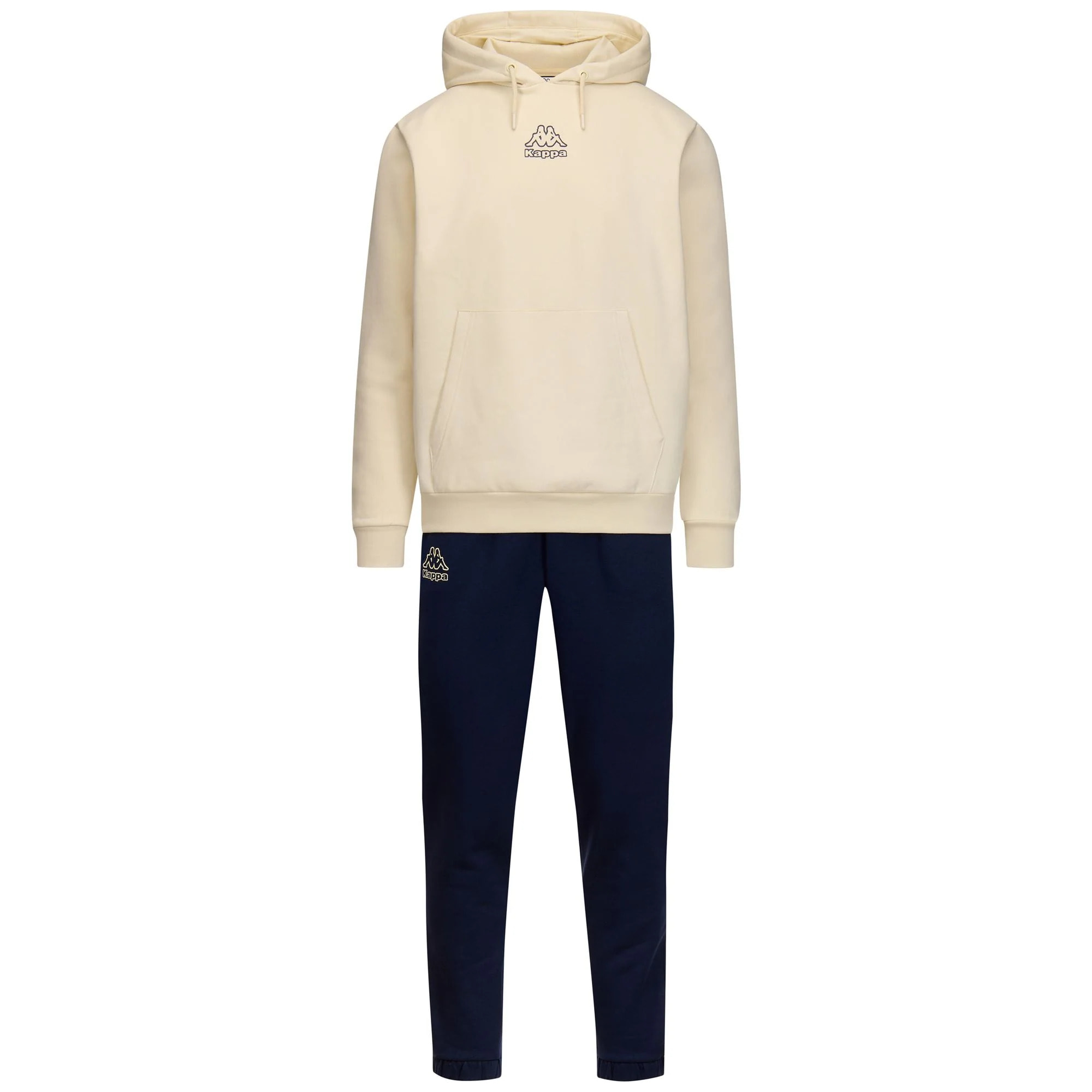 Kappa - Chándales deportivos Hombre Blanco - Logo Fillo